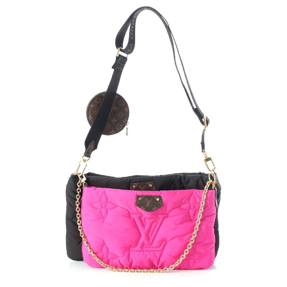 Louis Vuitton Pink Black Pillow Maximulty LV Shoulder Accessoires Bag Pochette - Picture 2 of 10